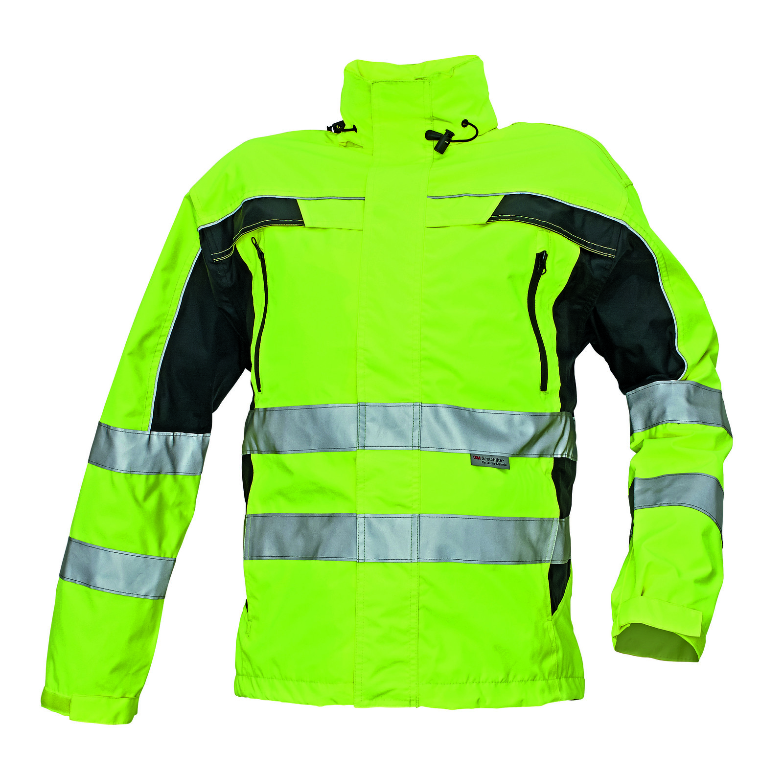 Reflexná pracovná bunda Ticino pánska - veľkosť: L, farba: žltá
