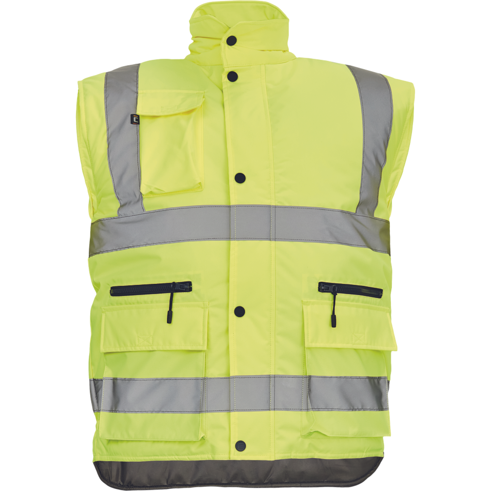 Reflexná zateplená pracovná vesta Cerva Cordoba HV - veľkosť: XXL, farba: žltá
