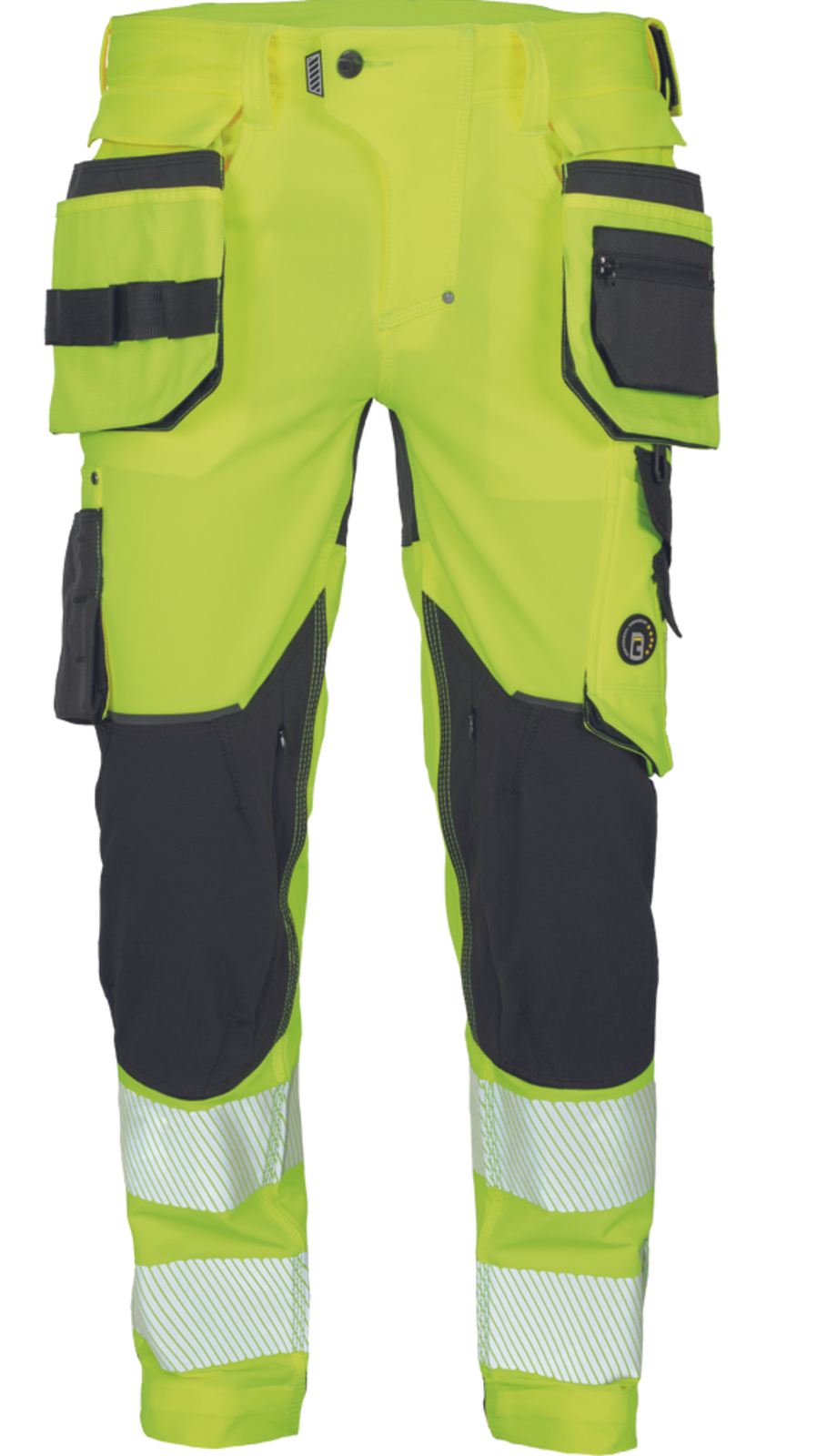 Reflexné pracovné nohavice Cerva Neurum Nordics HV FL - veľkosť: 62, farba: žltá
