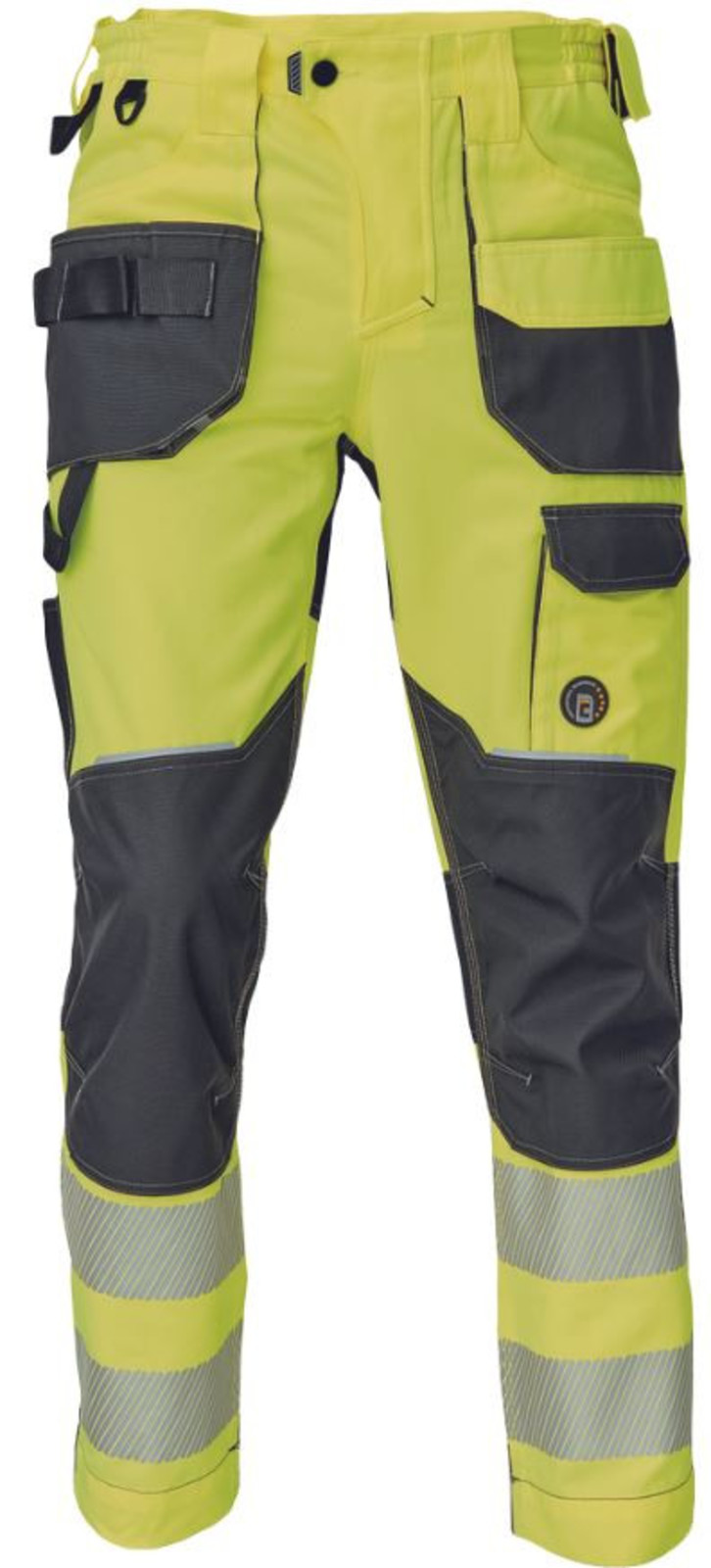 Reflexné pracovné nohavice Cerva Sheldon HV - veľkosť: 44, farba: HV žltá