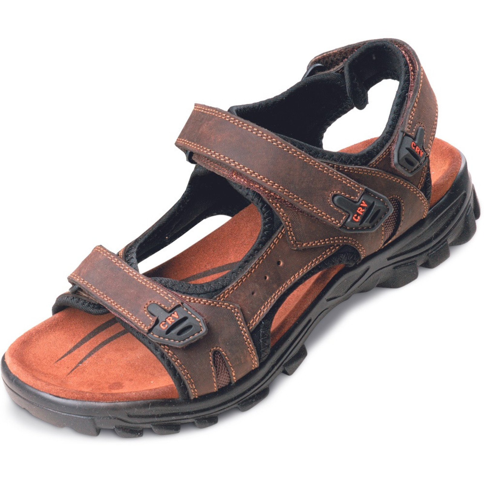 Sandále Wulik CRV pánske - veľkosť: 46, farba: hnedá