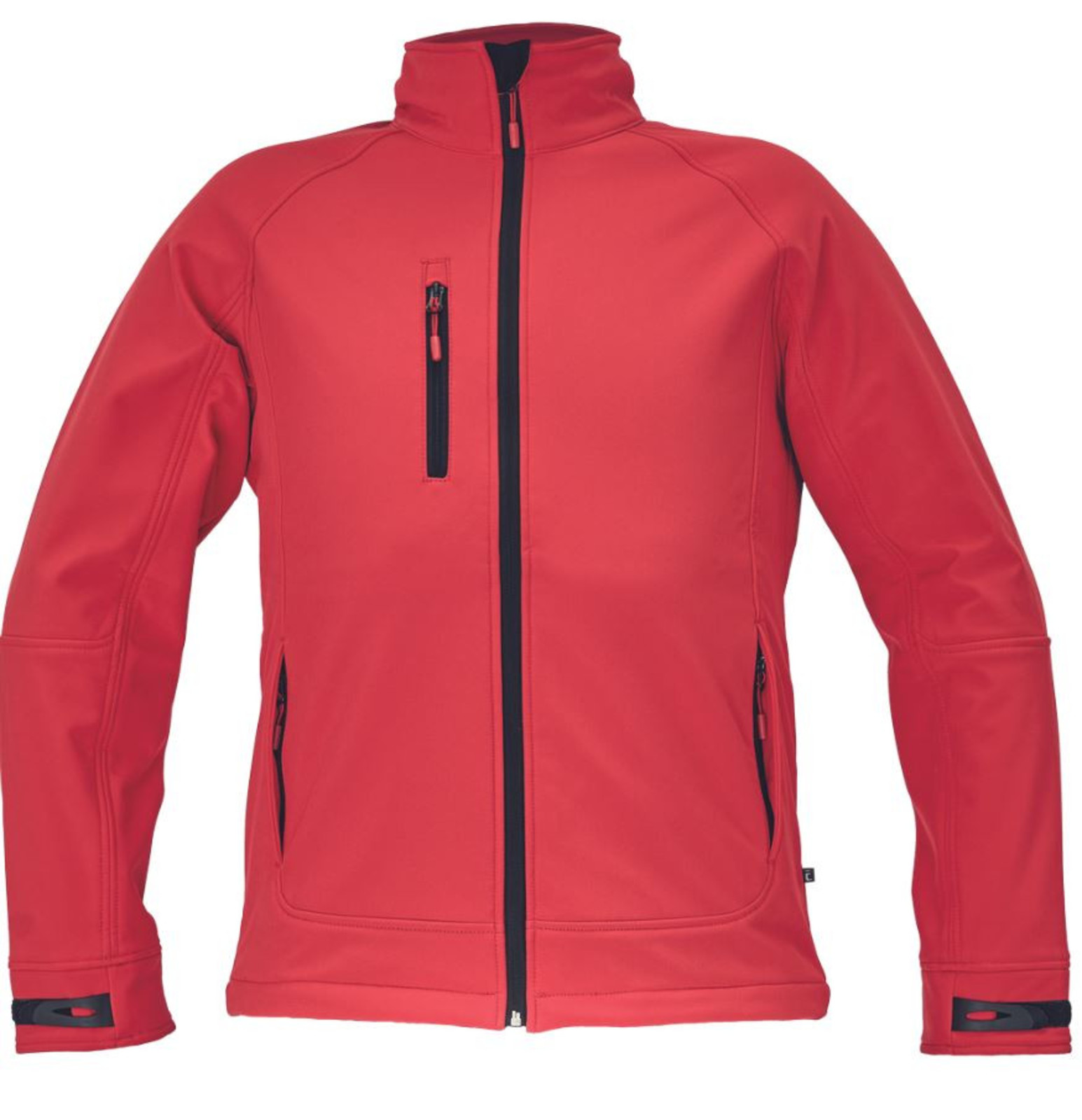 Softshellová bunda Cerva Chitra - veľkosť: 5XL, farba: červená