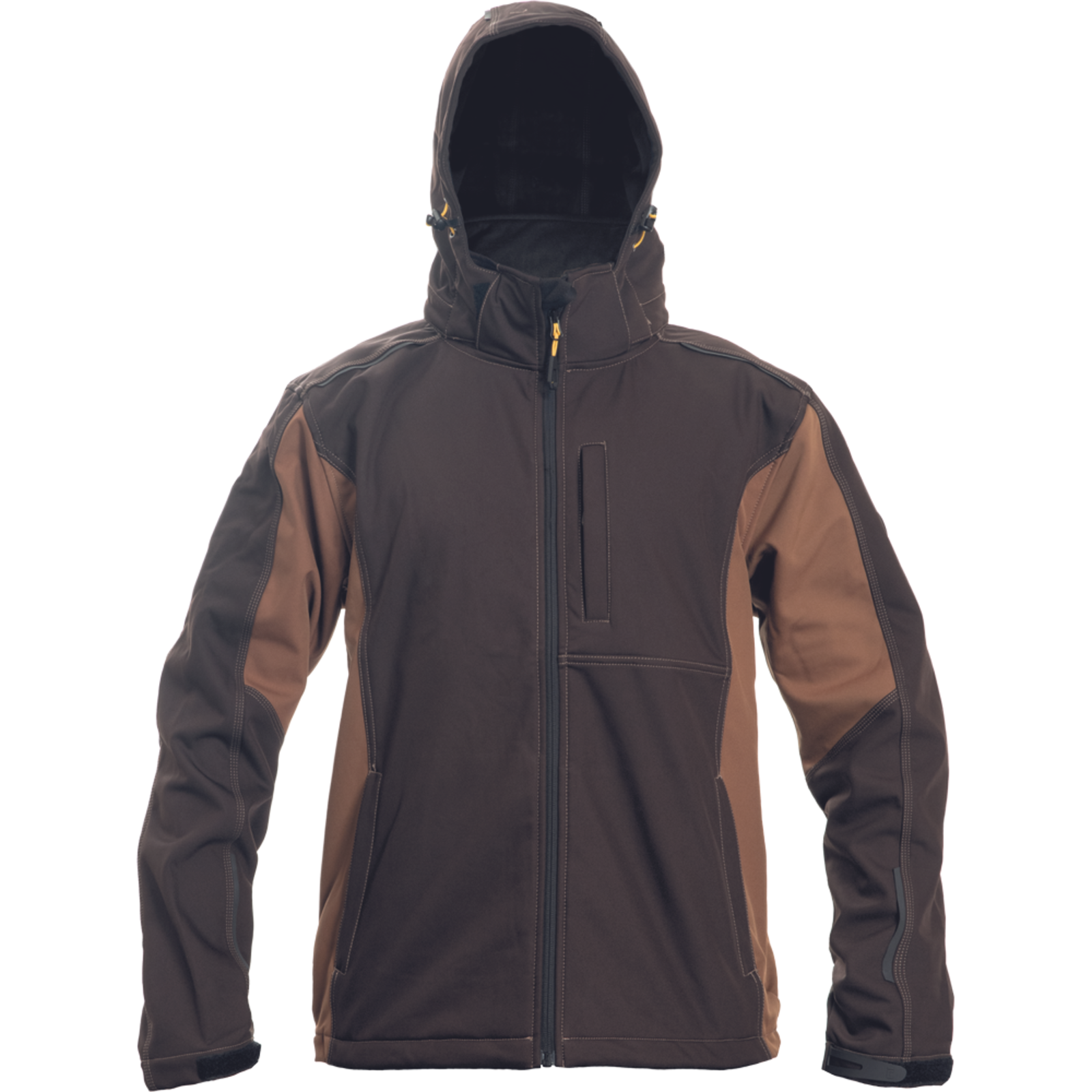 Softshellová bunda Cerva Dayboro pánska - veľkosť: M, farba: tmavo hnedá