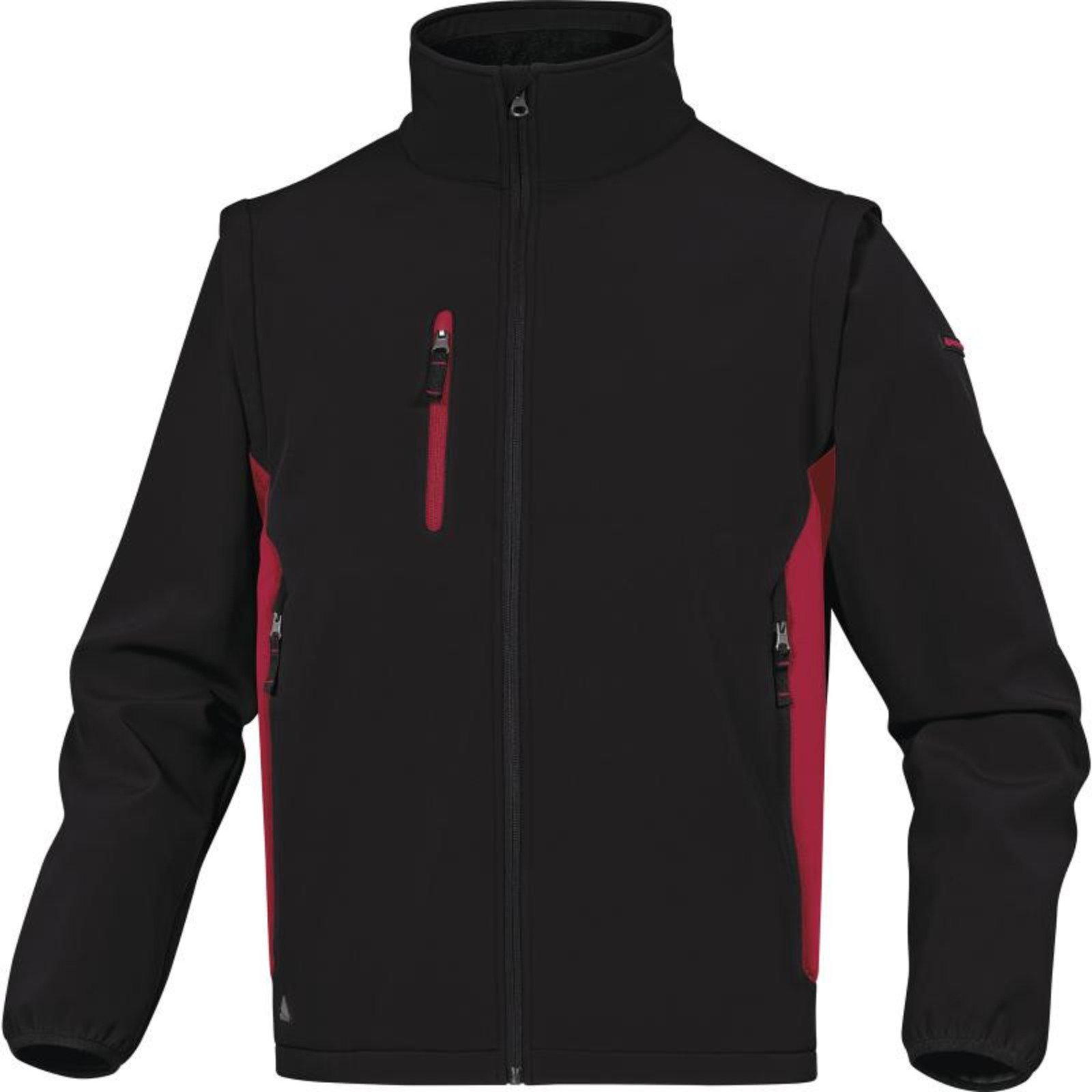 Softshellová bunda Delta Plus Mysen2 2v1 - veľkosť: S, farba: čierna/červená