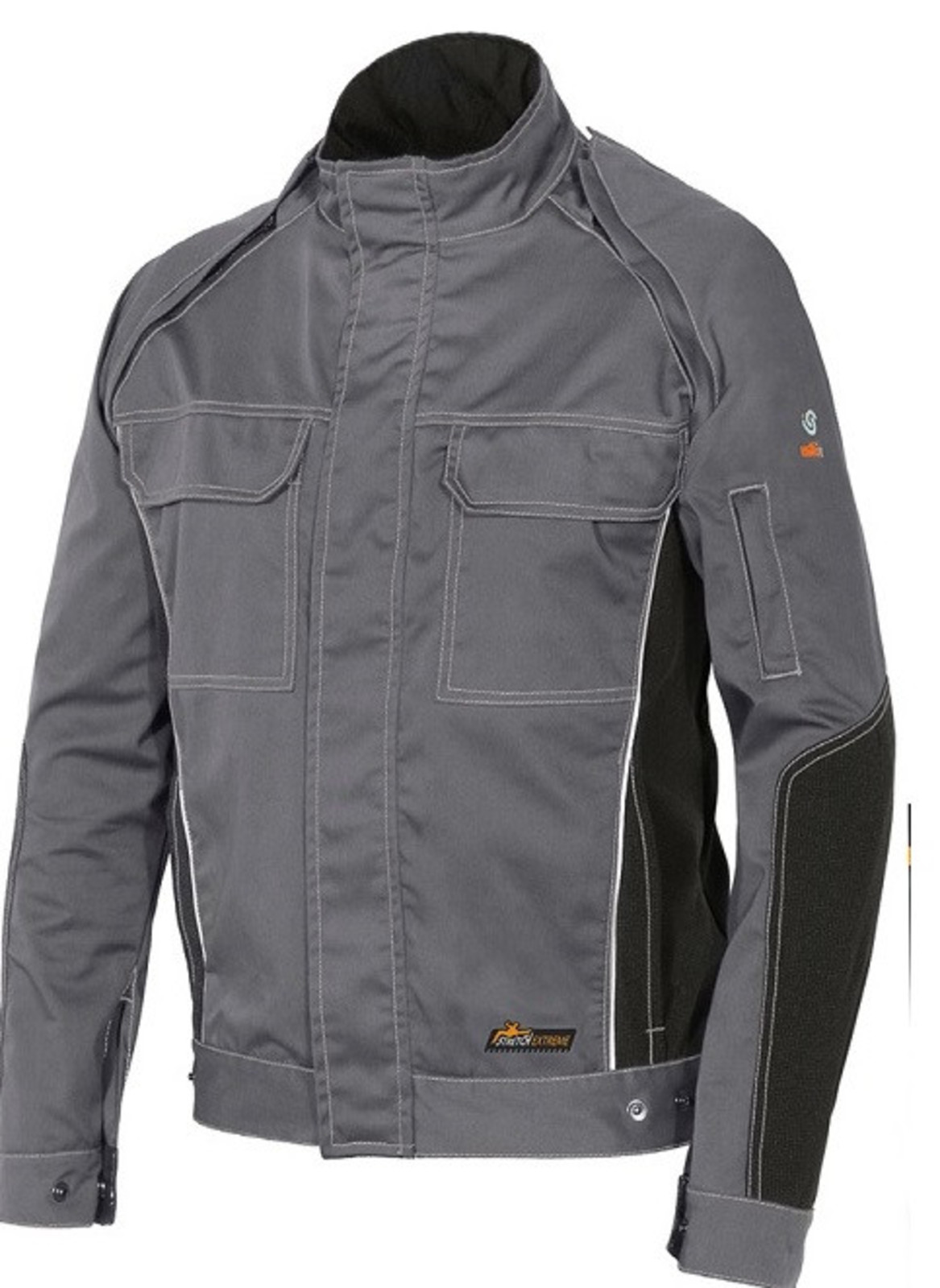 Strečová montérková bunda  ISSA Stretch Extreme 2v1 - veľkosť: S, farba: sivá