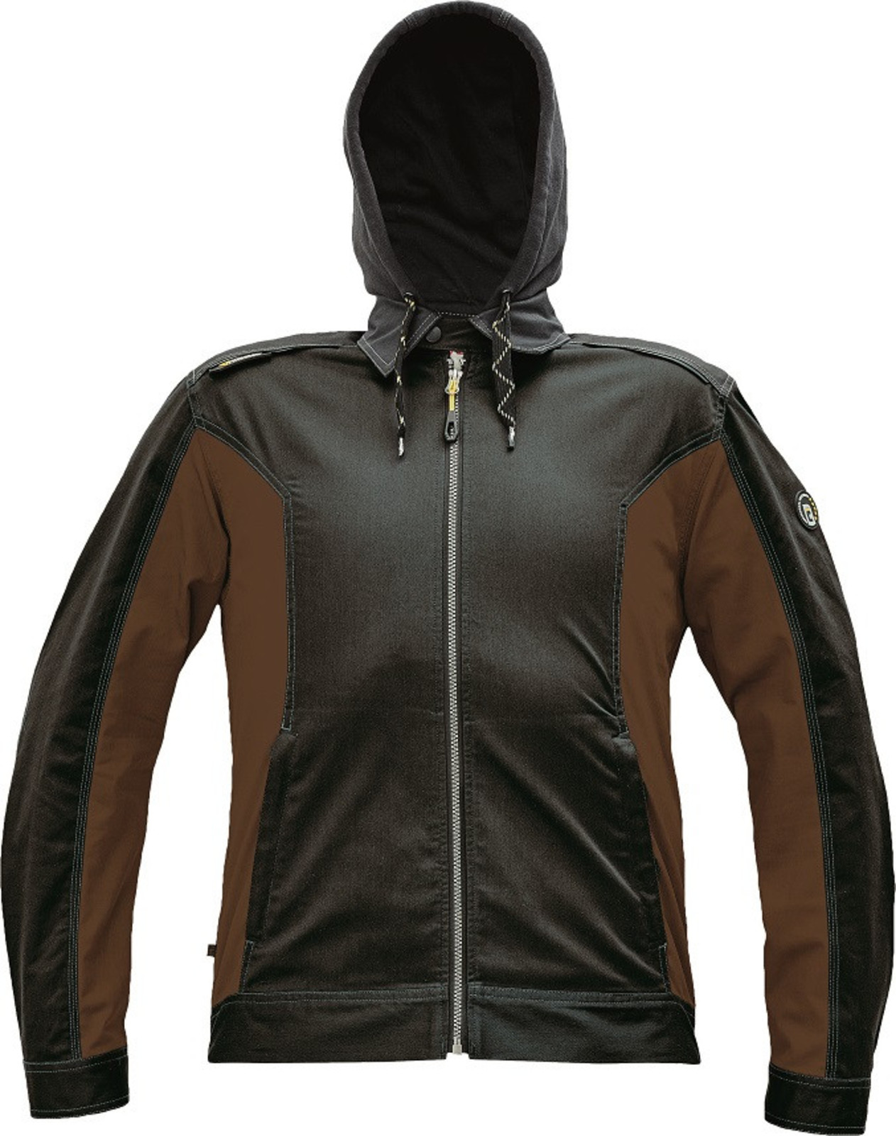 Strečová pracovná bunda Cerva Dayboro - veľkosť: 58, farba: tmavo hnedá