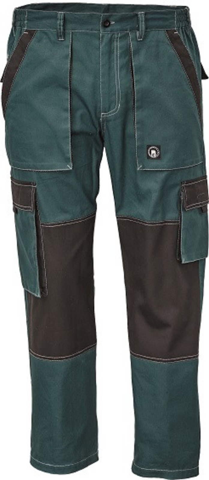 Tenšie bavlnené montérky Max Summer - veľkosť: 64, farba: zelená/čierna