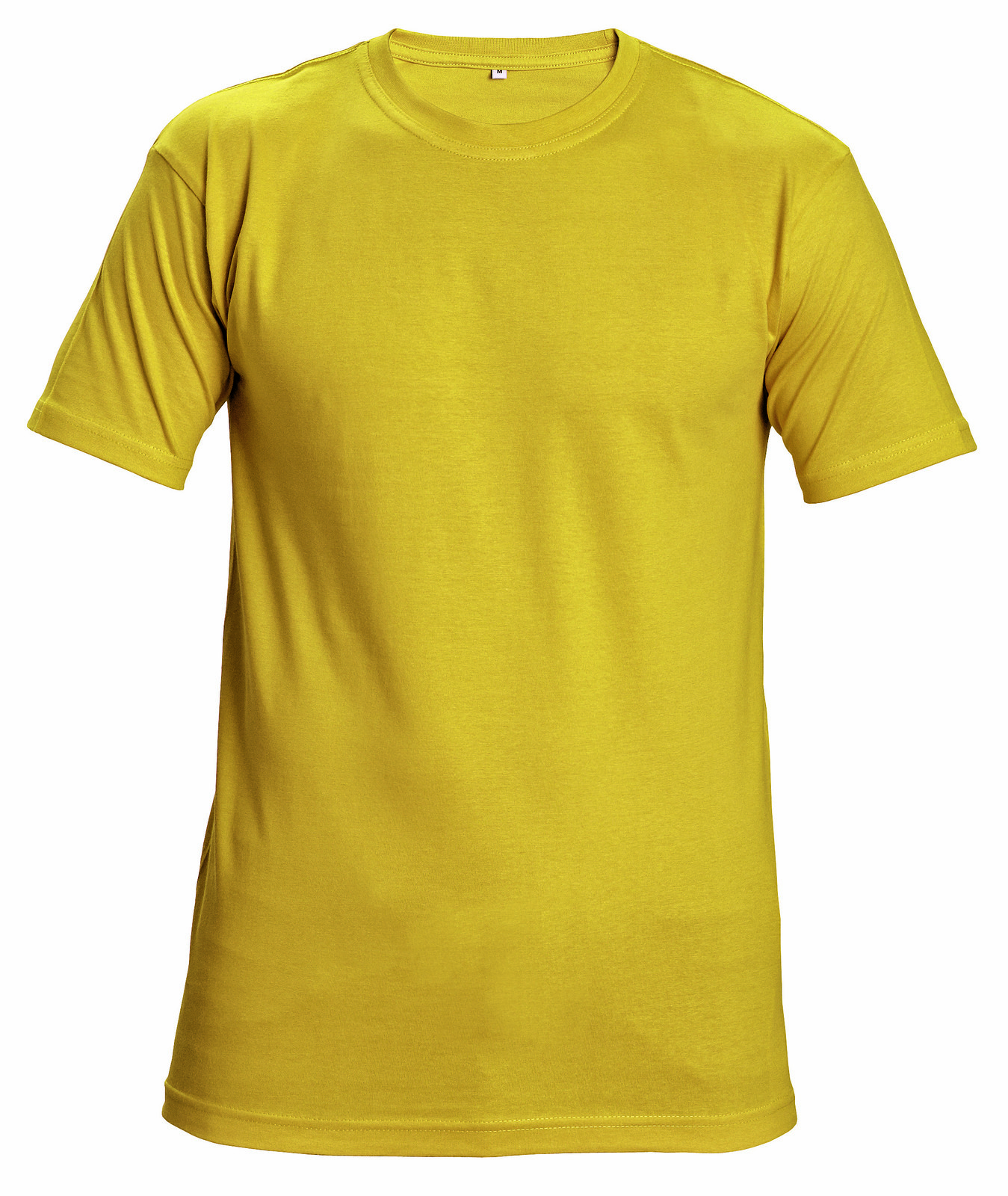 Tričko s krátkym rukávom Teesta unisex - veľkosť: M, farba: žltá