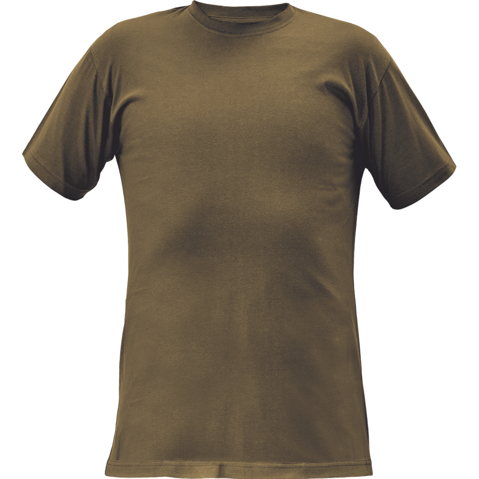 Tričko s krátkym rukávom Teesta unisex - veľkosť: S, farba: olivová
