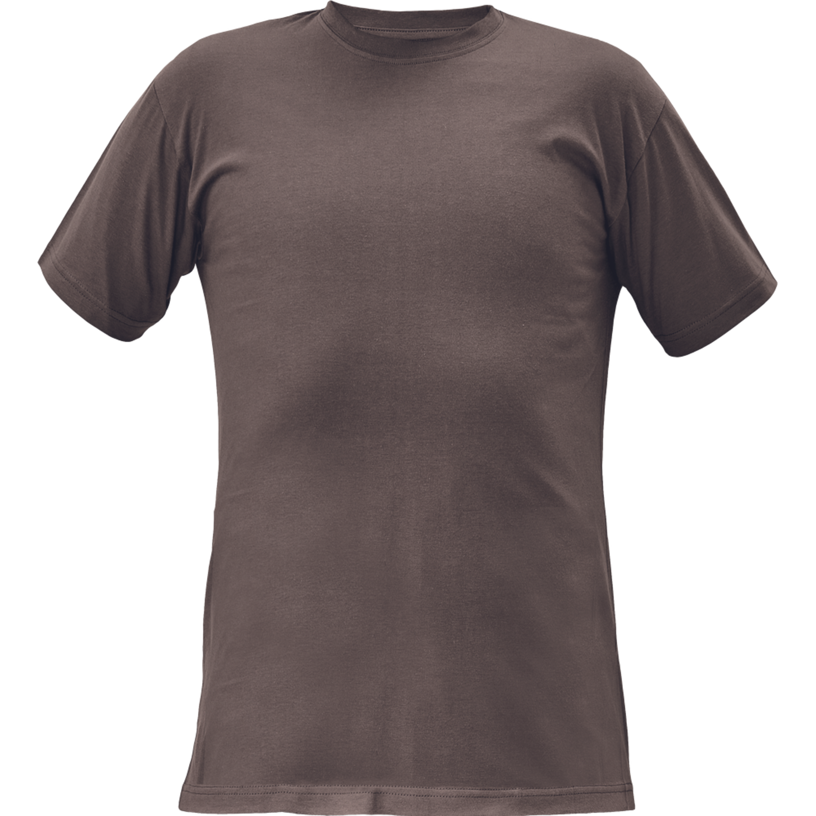 Tričko s krátkym rukávom Teesta unisex - veľkosť: S, farba: gaštanová