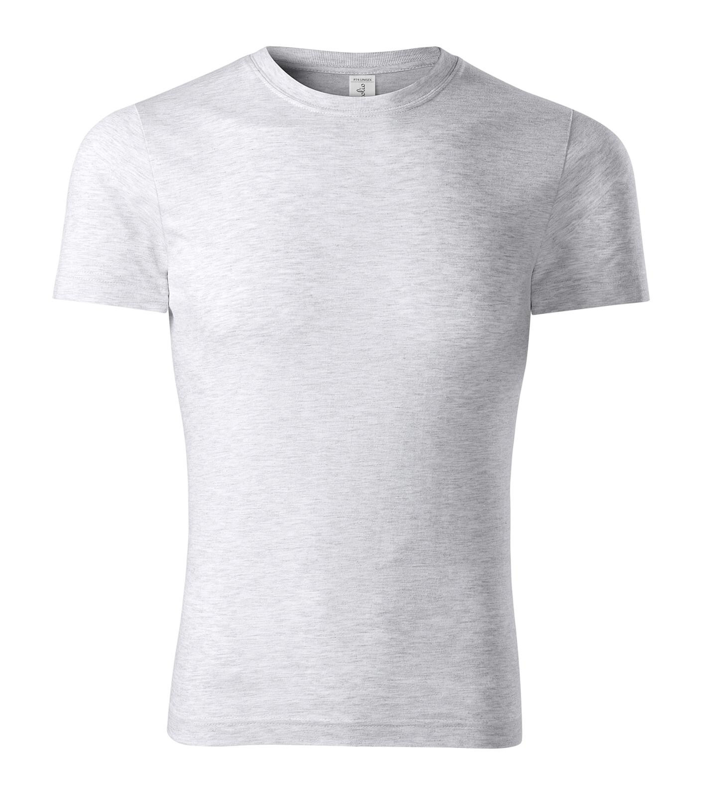 Unisex bavlnené tričko Piccolio Peak P74 - veľkosť: XL, farba: svetlosivý melír