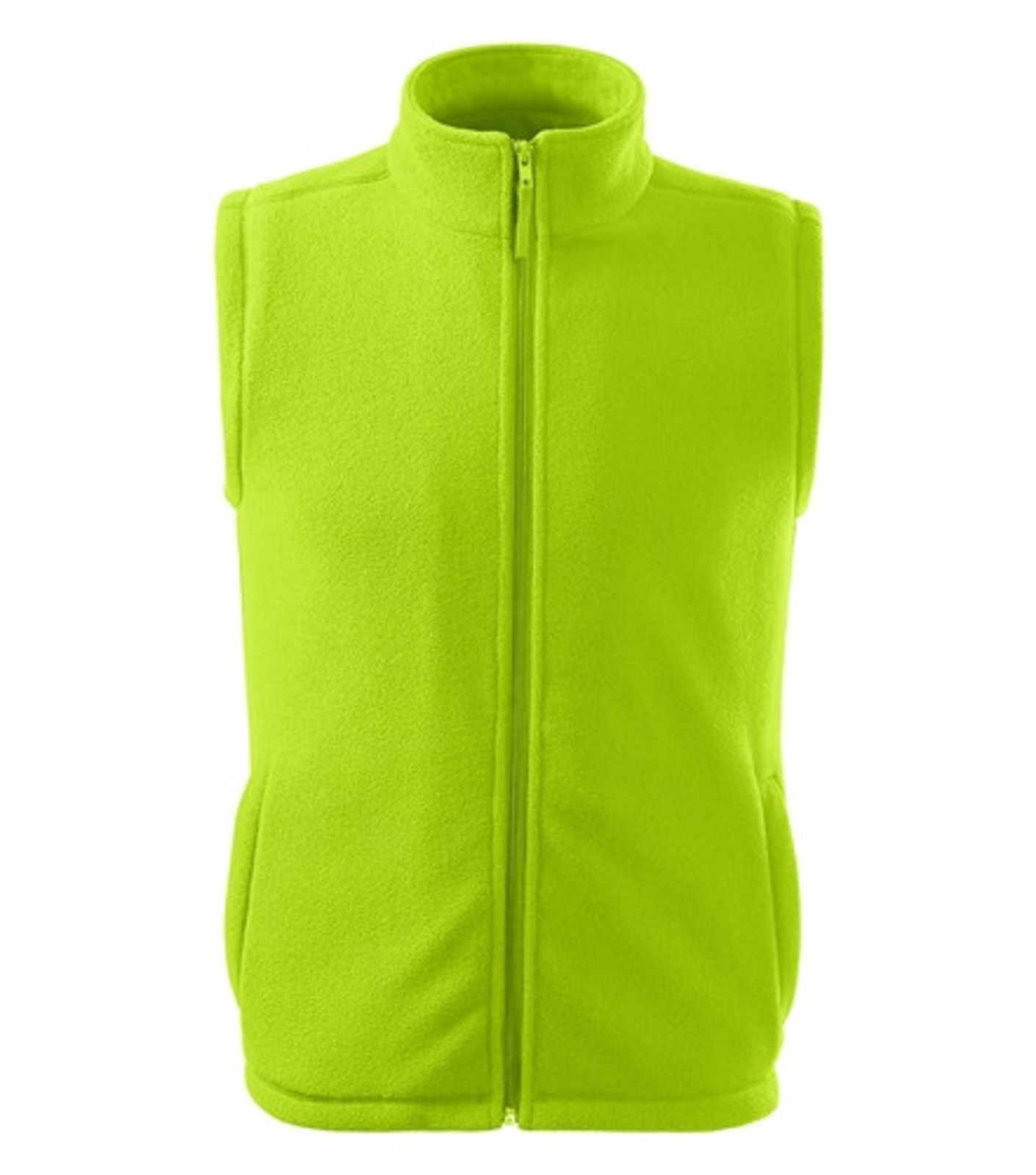 Unisex fleecová vesta Rimeck Next 518 - veľkosť: XXL, farba: limetková