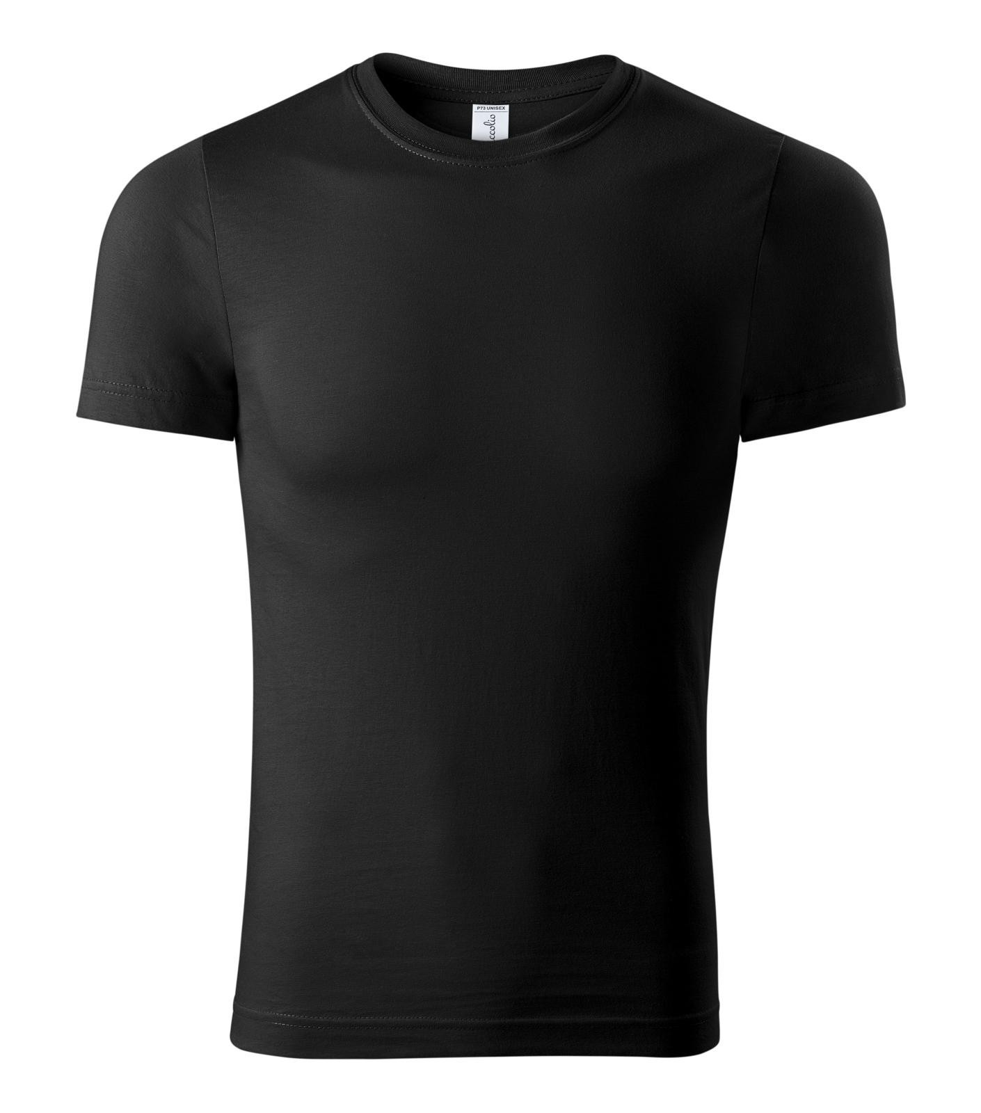 Unisex tričko Piccolio Paint P73 - veľkosť: 4XL, farba: čierna