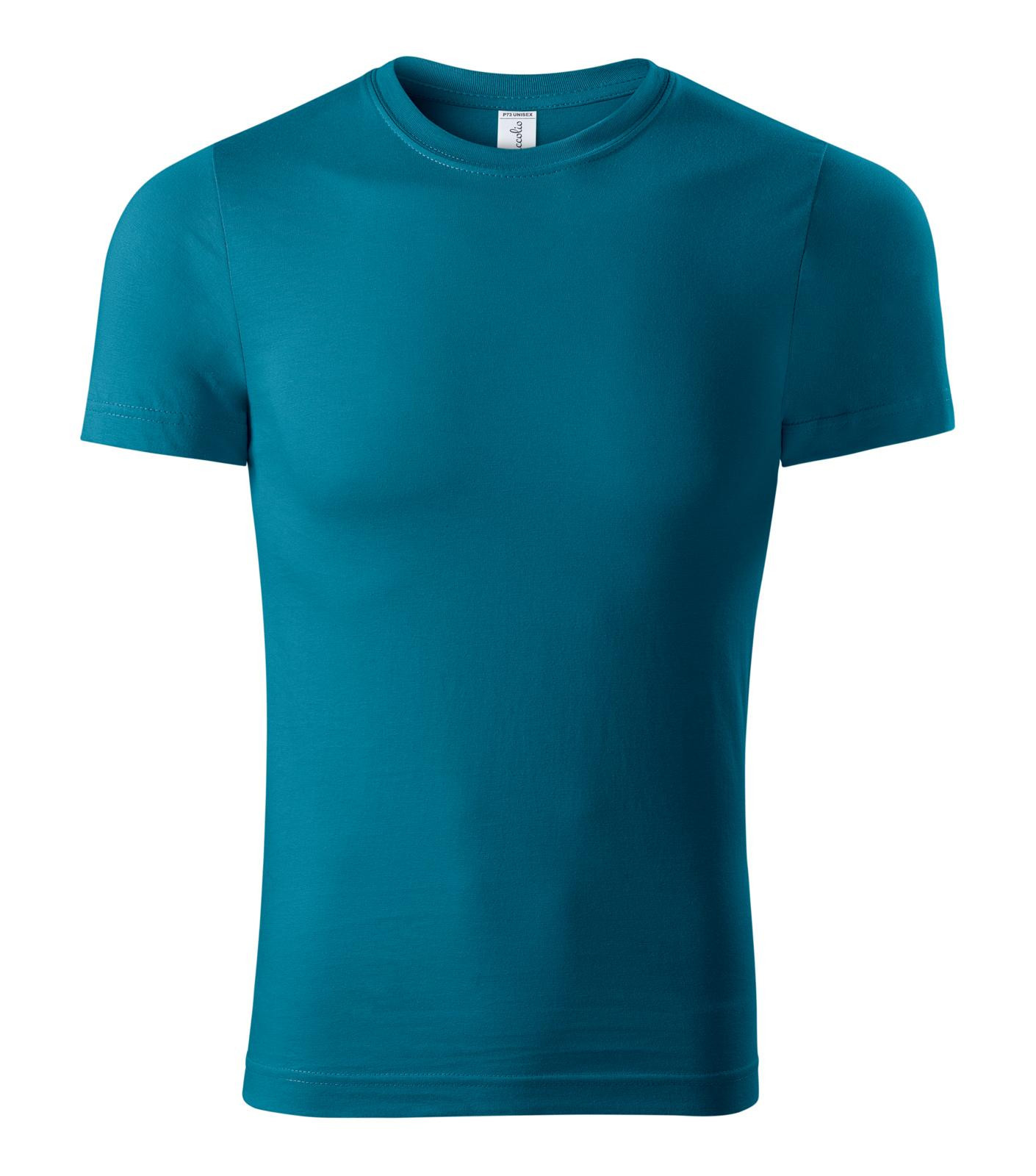 Unisex tričko Piccolio Paint P73 - veľkosť: L, farba: petrolejová