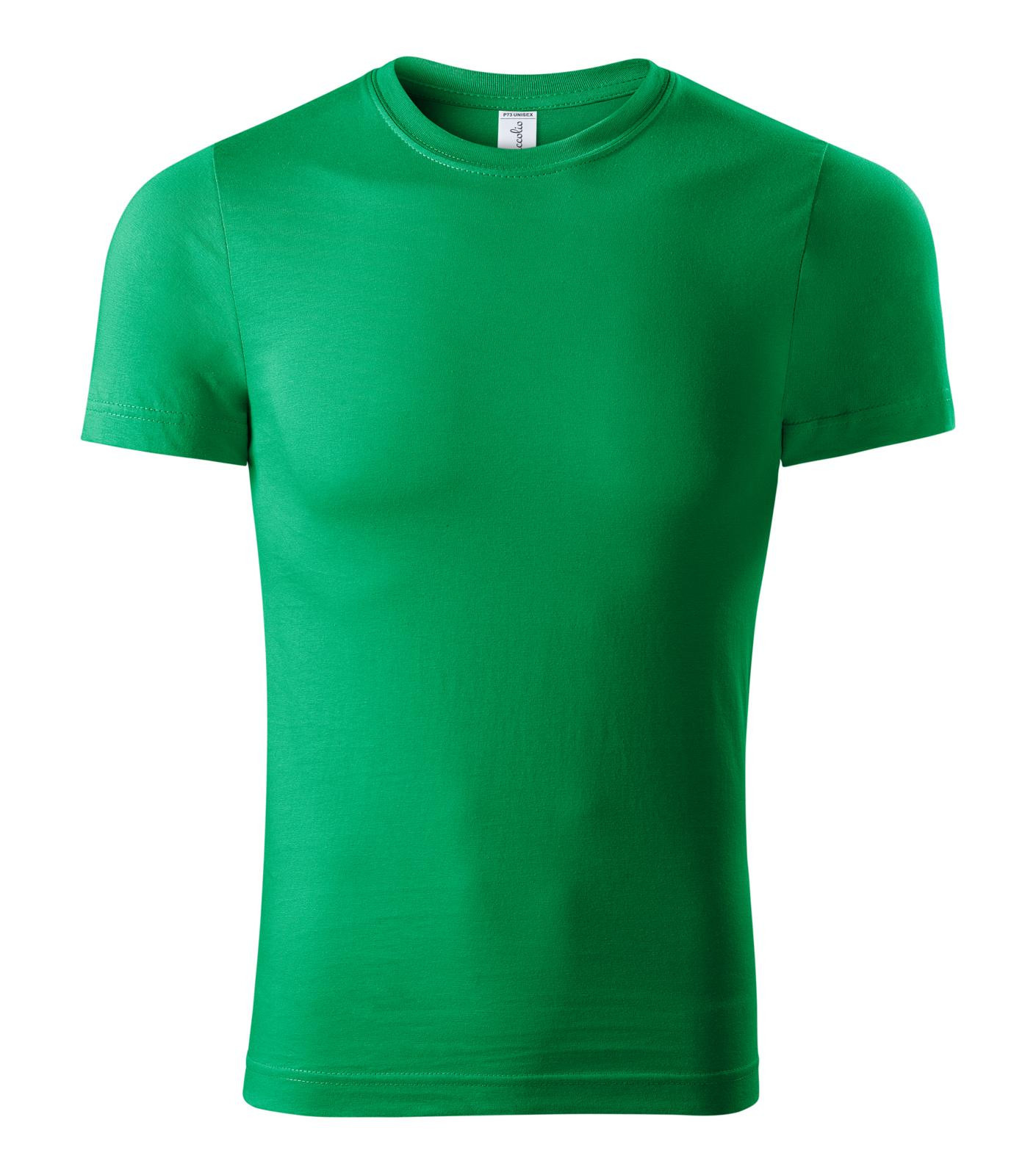Unisex tričko Piccolio Paint P73 - veľkosť: 4XL, farba: trávová zelená
