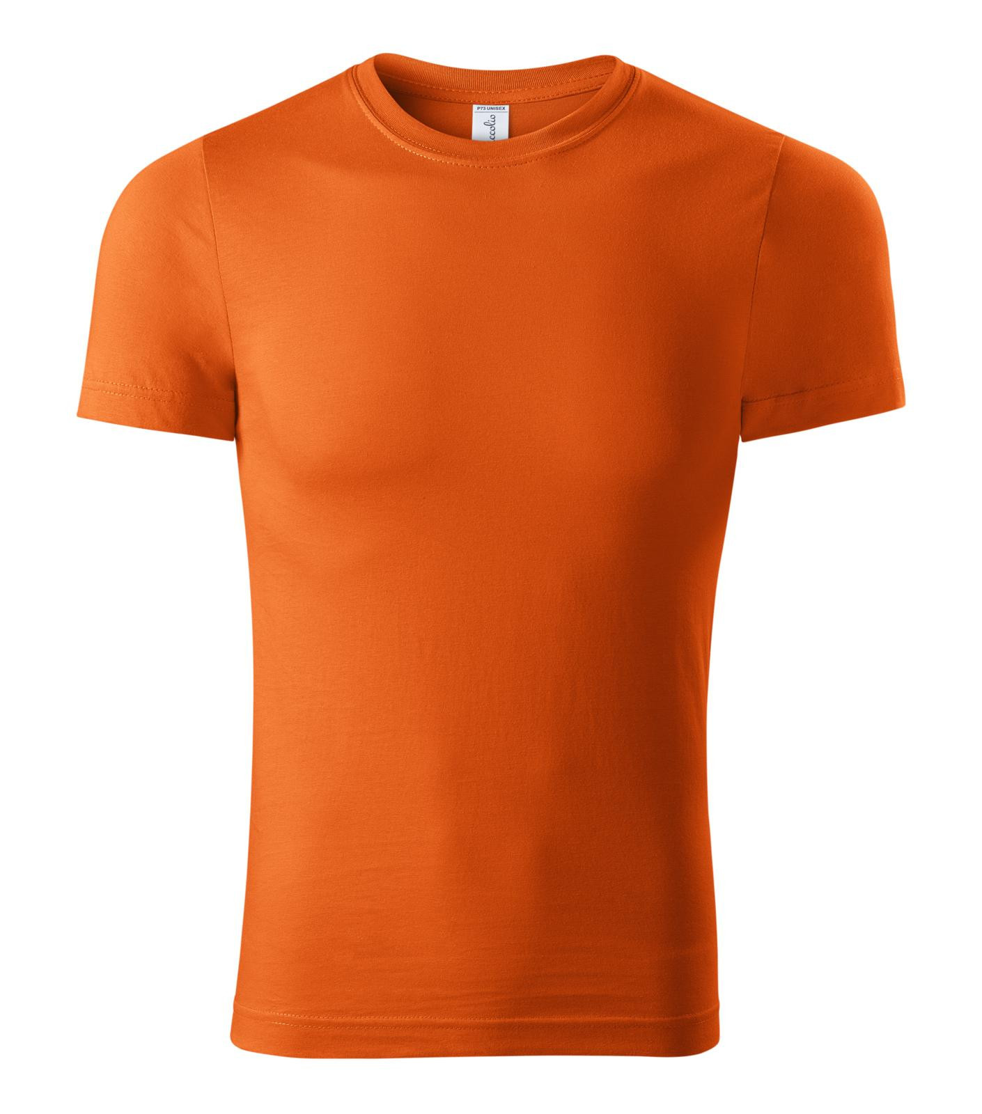 Unisex tričko Piccolio Paint P73 - veľkosť: S, farba: oranžová
