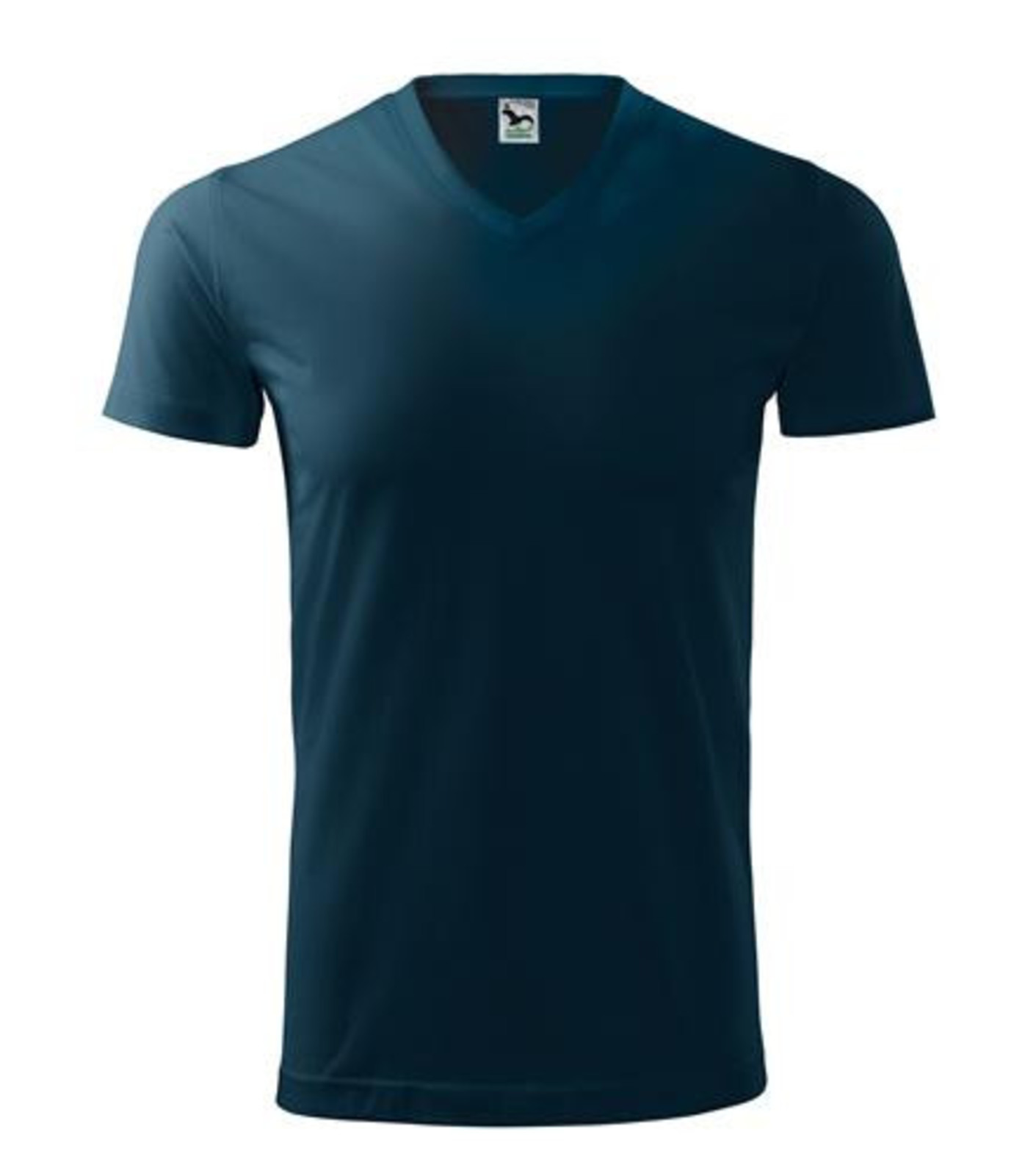 Unisex tričko s V výstrihom Adler Heavy V-Neck 111 - veľkosť: S, farba: tmavo modrá
