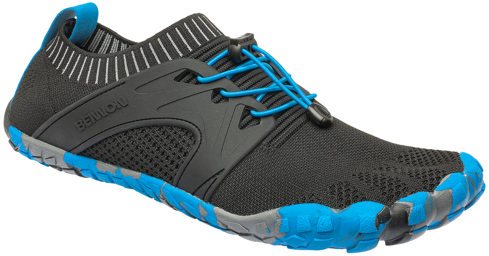 Voľnočasová barefoot obuv Bennon Bosky - veľkosť: 38, farba: čierna/modrá