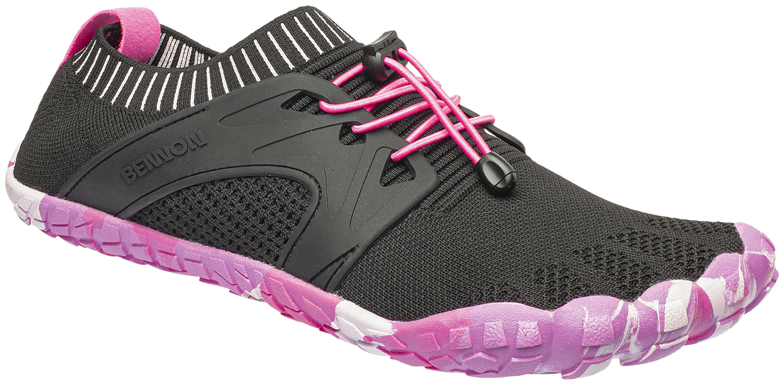 Voľnočasová barefoot obuv Bennon Bosky - veľkosť: 41, farba: čierna/ružová