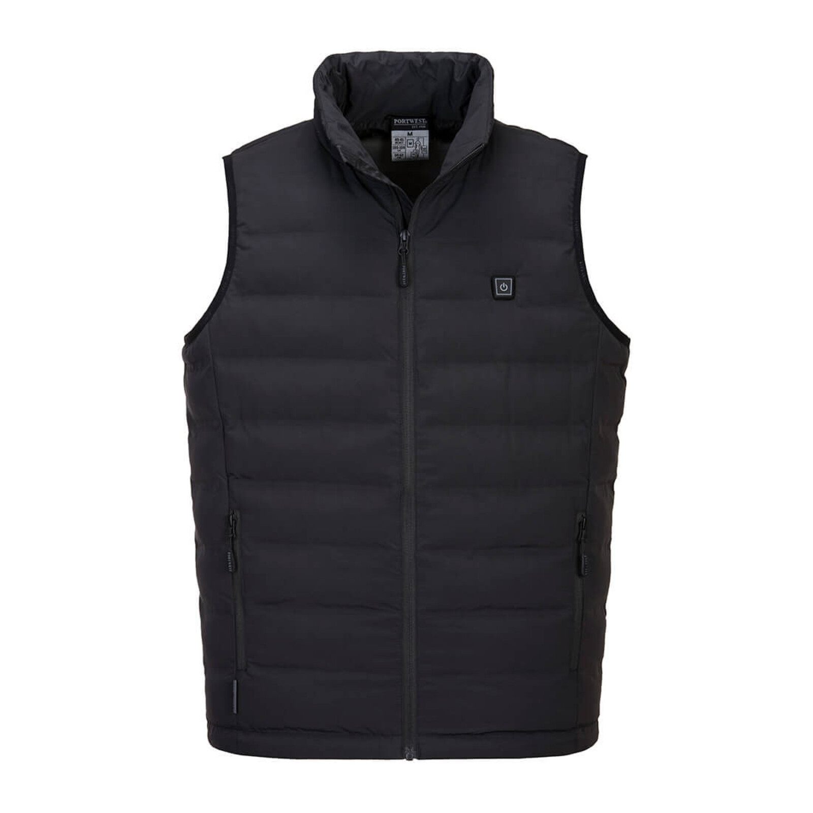 Vyhrievaná zimná vesta Portwest Ultrasonic S549  - veľkosť: 3XL, farba: čierna