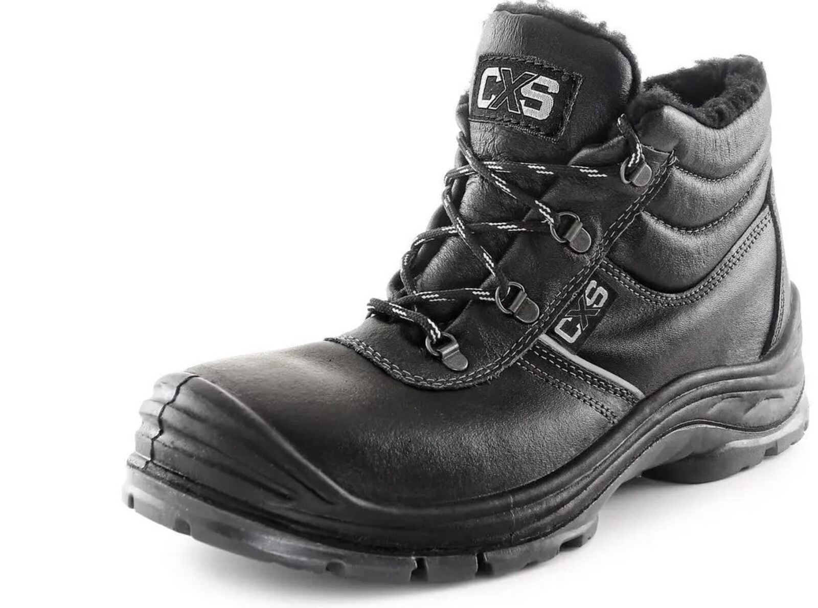 Zimná bezpečnostná členková obuv CXS Safety Steel Nickel S3 - veľkosť: 43, farba: čierna