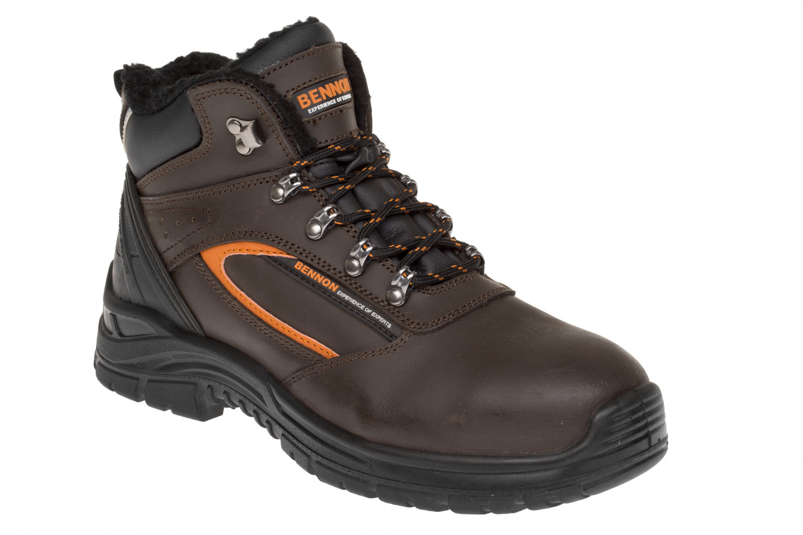 Zimná bezpečnostná obuv Bennon Farmis S3 Winter - veľkosť: 47, farba: hnedá
