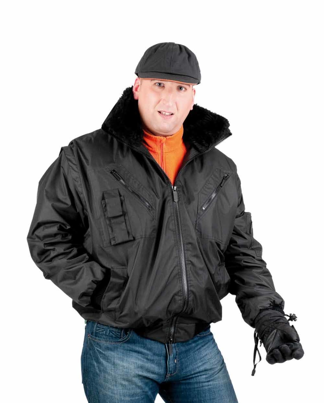 Zimná bunda a vesta Pilot 3v1 pánska - veľkosť: XL, farba: čierna
