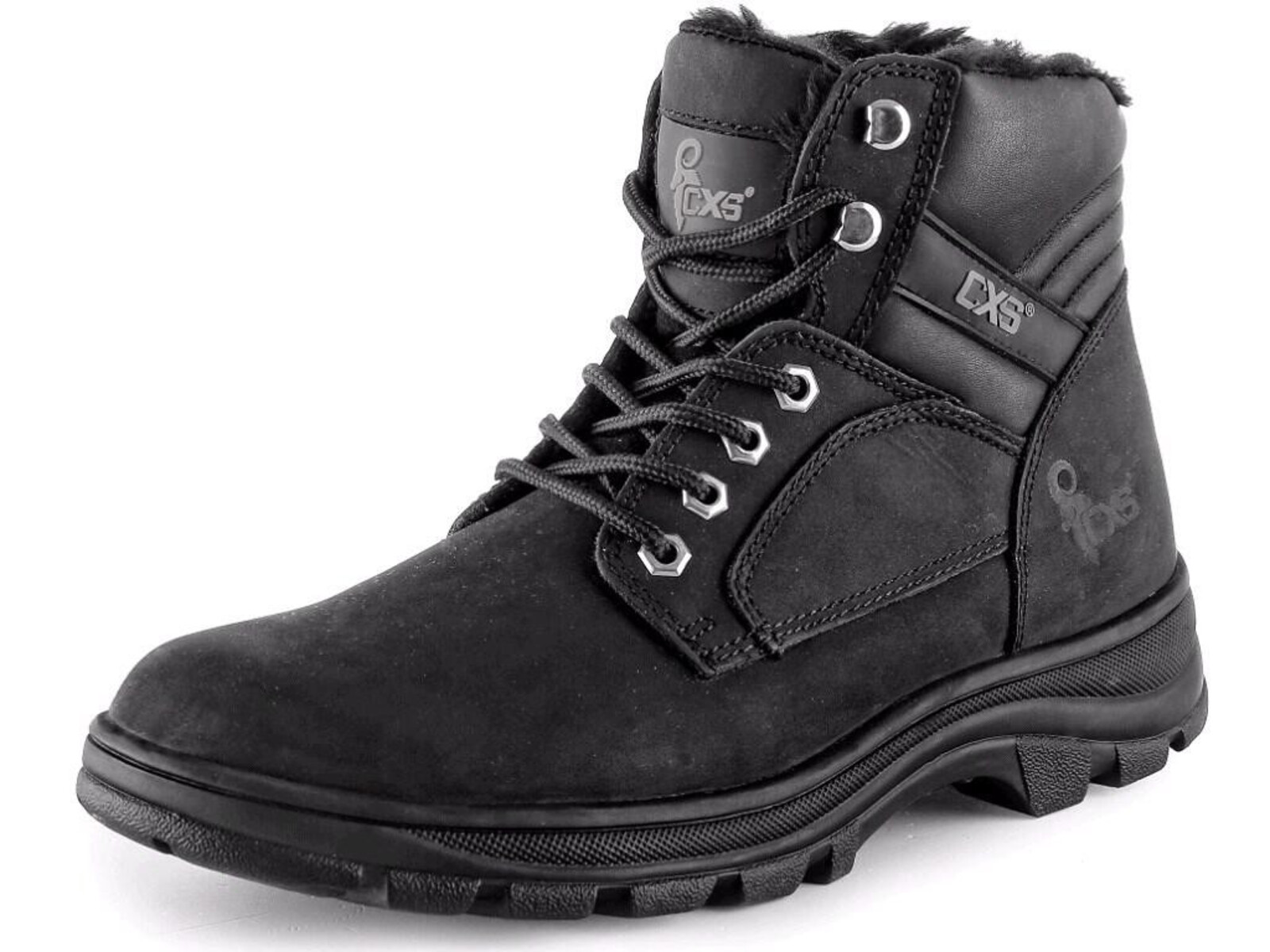 Zimná členková obuv CXS Road Industry FO E CI SRA - veľkosť: 47, farba: čierna