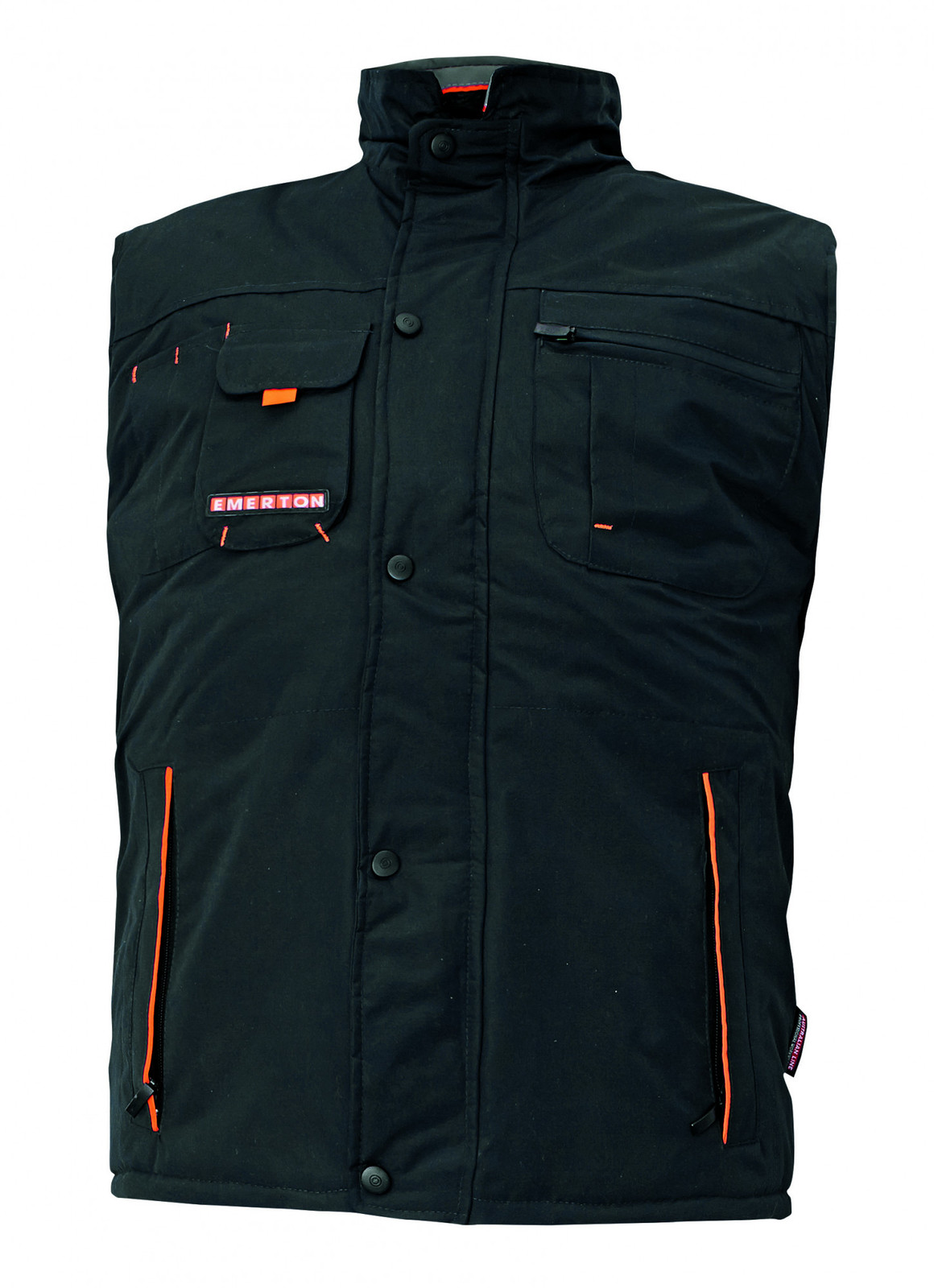 Zimná montérková vesta Emerton pánska - veľkosť: XXL, farba: čierna