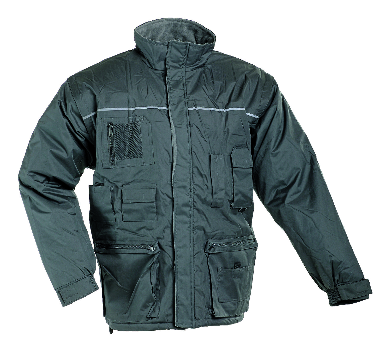 Zimná pracovná bunda 2v1 Libra pánska - veľkosť: XL, farba: sivá