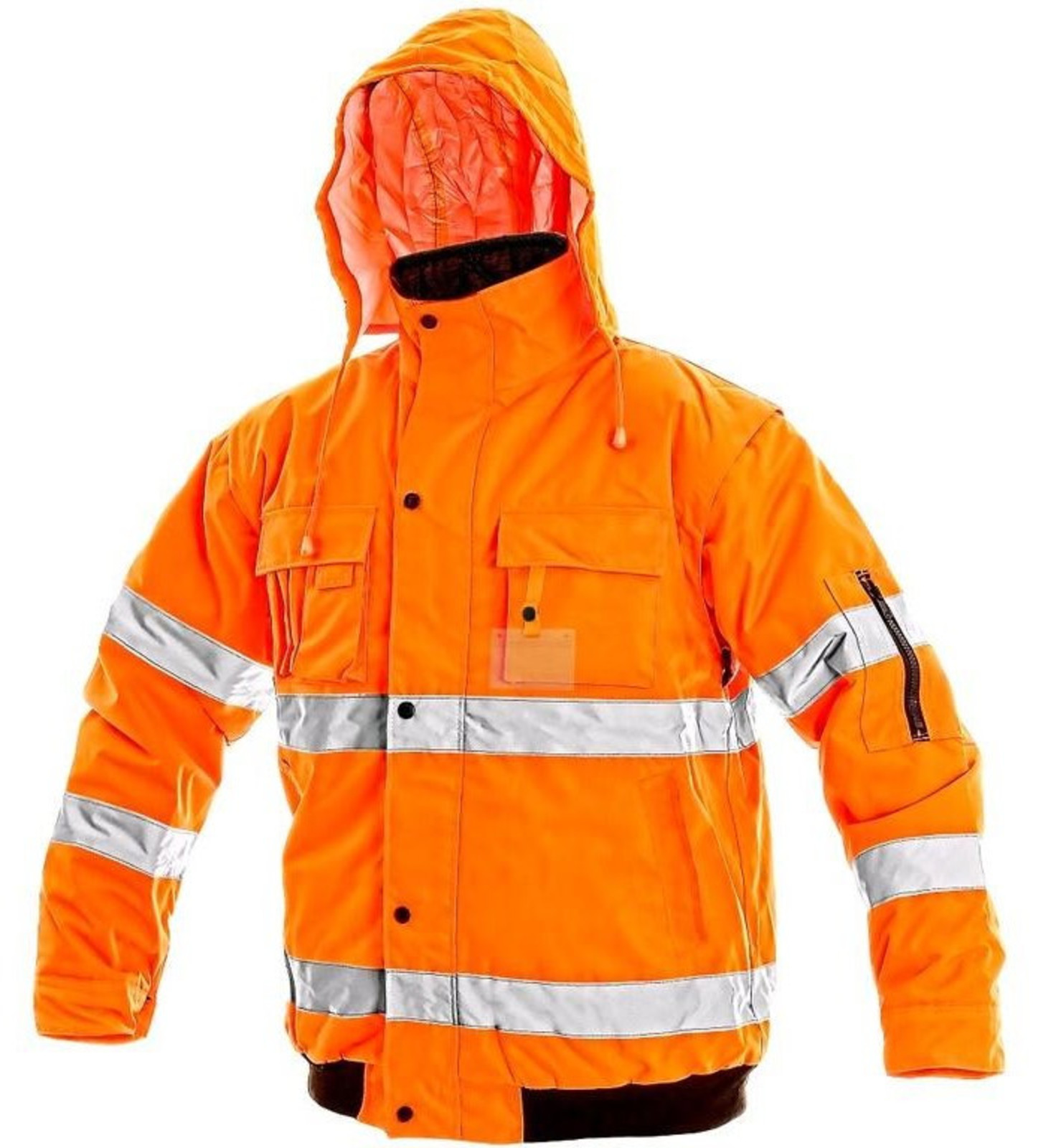 Zimná reflexná bunda CXS Leeds 2v1 - veľkosť: 3XL, farba: oranžová