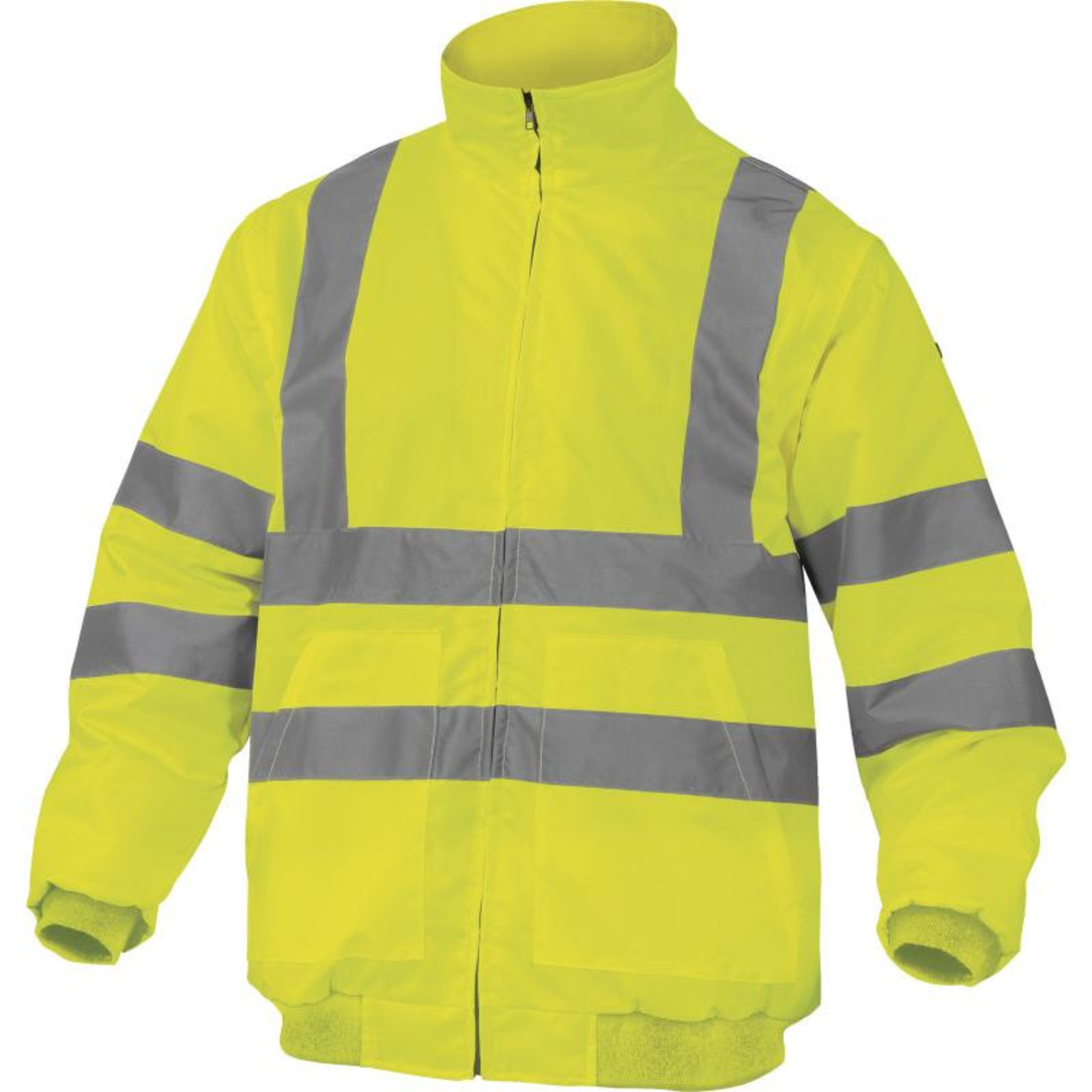 Zimná reflexná bunda Delta Plus Reno 2v1 - veľkosť: L, farba: fluorescenčno žltá