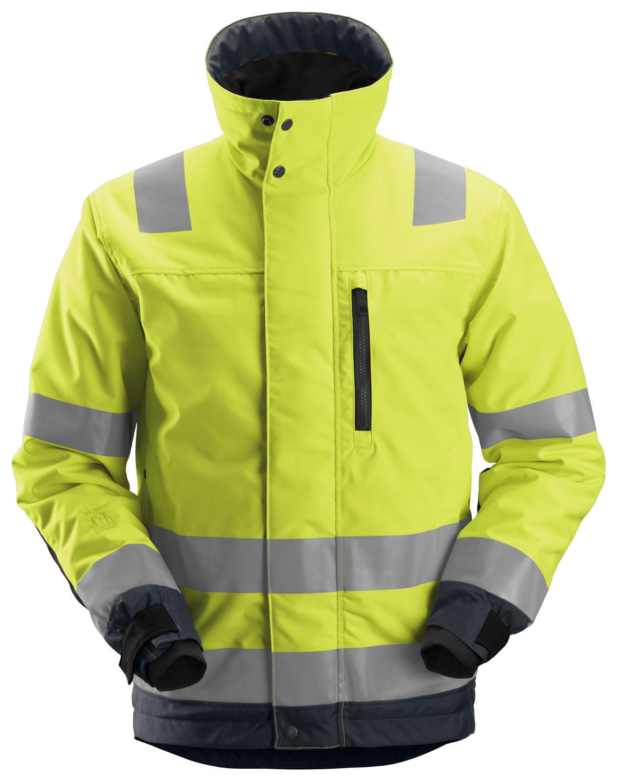 Zimná reflexná bunda Snickers® AllroundWork 37.5® - veľkosť: XS, farba: žltá