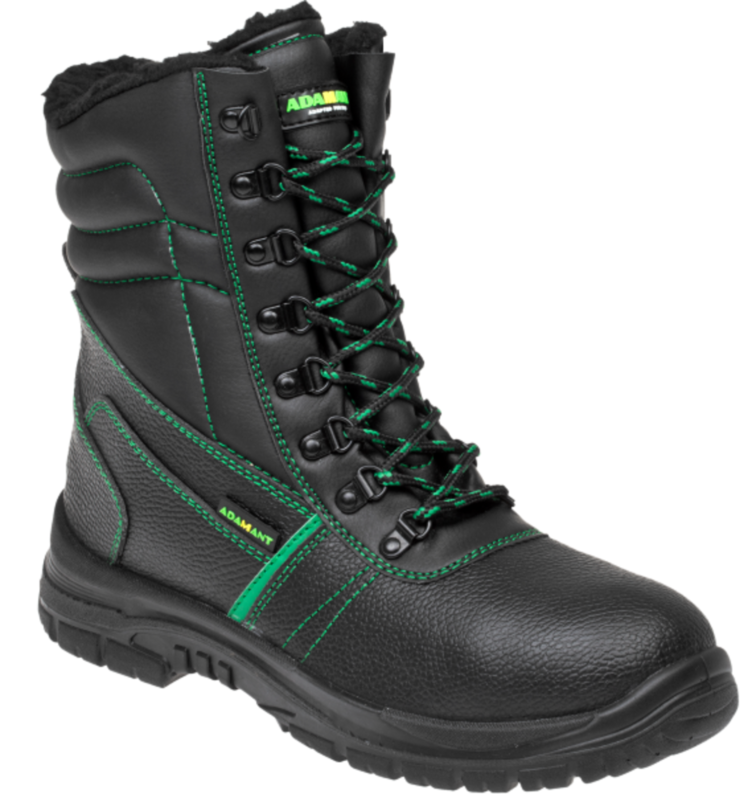 Zimná vysoká pracovná obuv Adamant Classic O2 - veľkosť: 37, farba: čierna