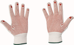 Pracovné rukavice Gannet s PVC terčíkmi