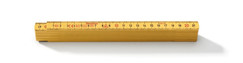 Laminátový skladací meter Hultafors 2m žltý (10 lamiel)