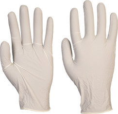 Jednorazové latexové rukavice Dermik LB 53 nepúdrované 100 ks