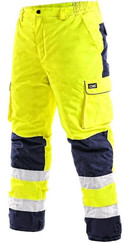 Zateplené reflexné pracovné nohavice CXS Cardiff